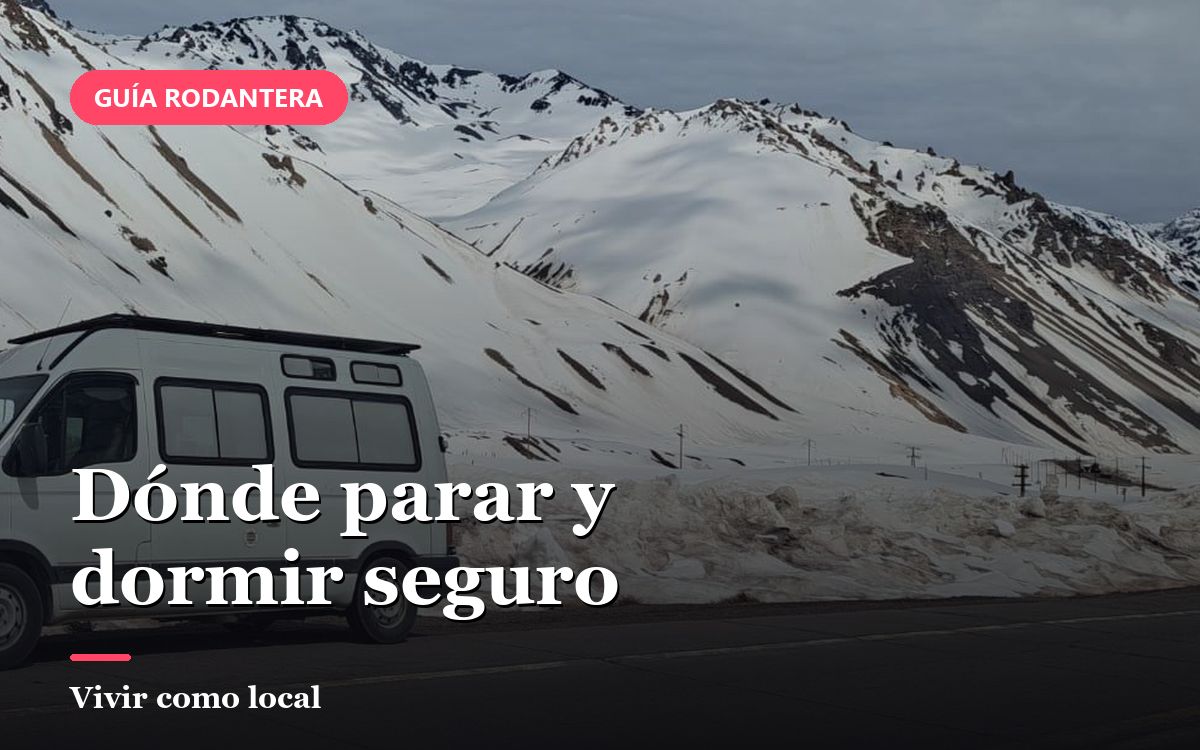 Portada de la guia: donde parar y dormir seguro